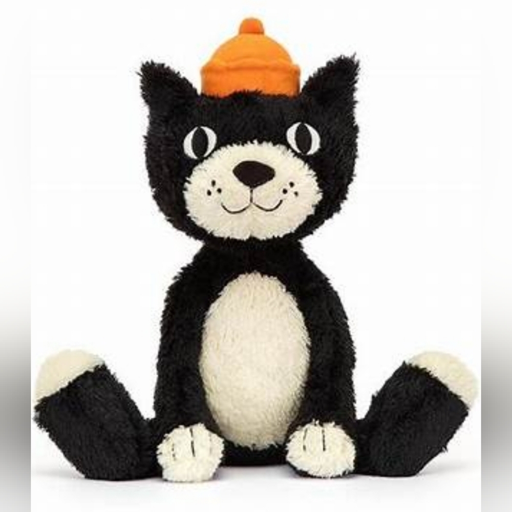 Jellycat Original Jack Cat 12.6x4.5x3.5" Soft and Plush BNWT Authentic - Picture 4 of 8